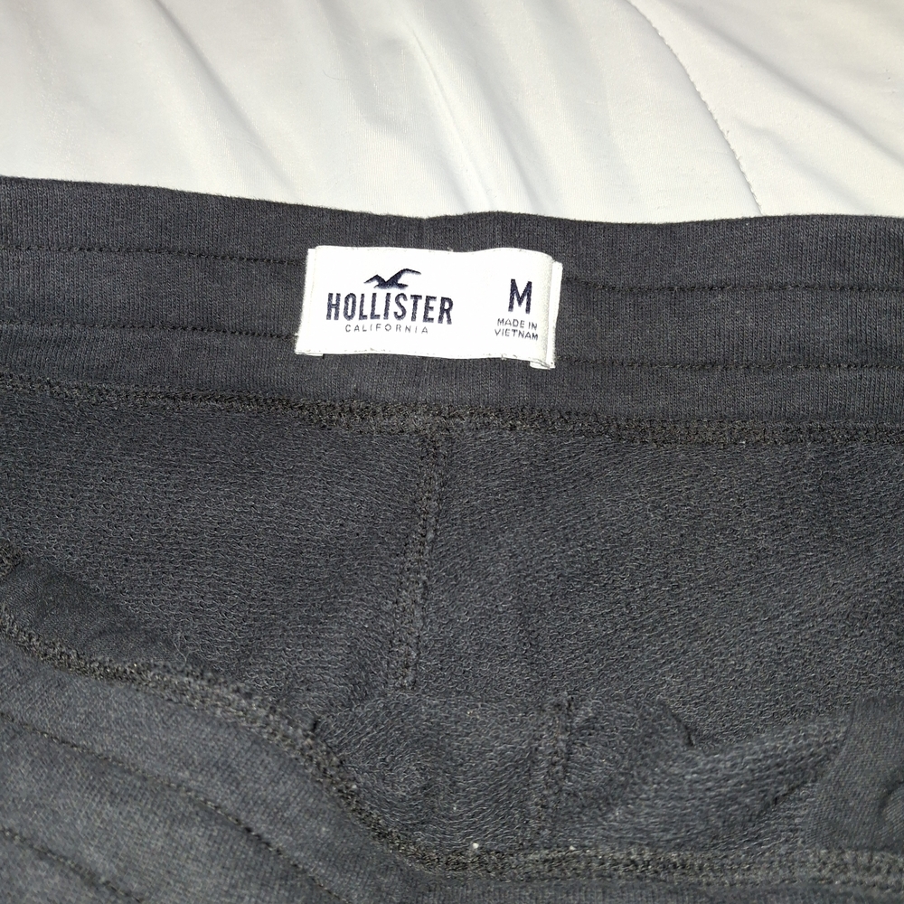 Hollister Men's Athletic Shorts - Light Blue, Black, Gray - Picture 7 of 14